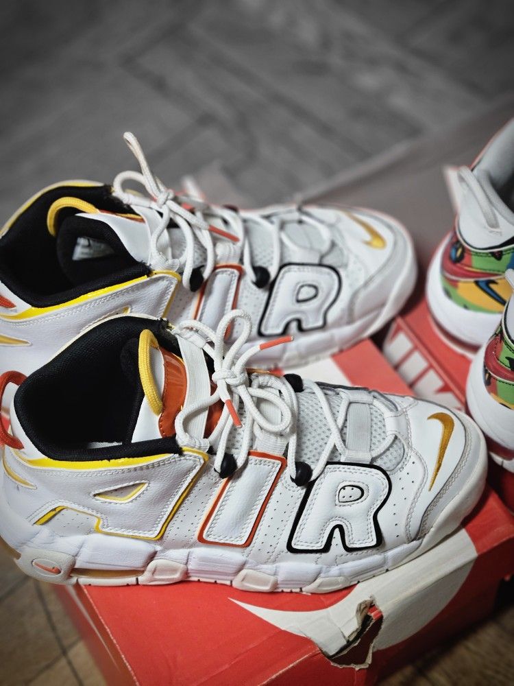 Nike Air More Uptempo Basketball Shoes - photo 5