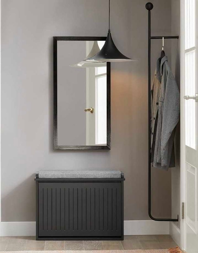 Hallway Bench Shoe Cabinet