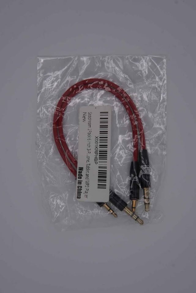 6 inch 3.5mm Male to 2.5mm Male Audio Cable (x2)