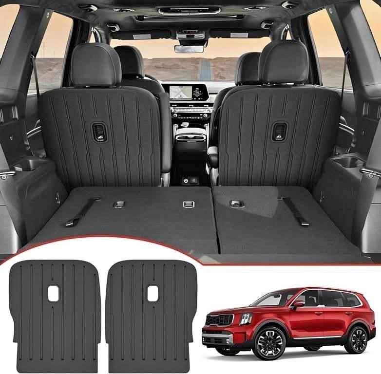 Kia Telluride Cargo Liner Trunk Mats All-Weather Black