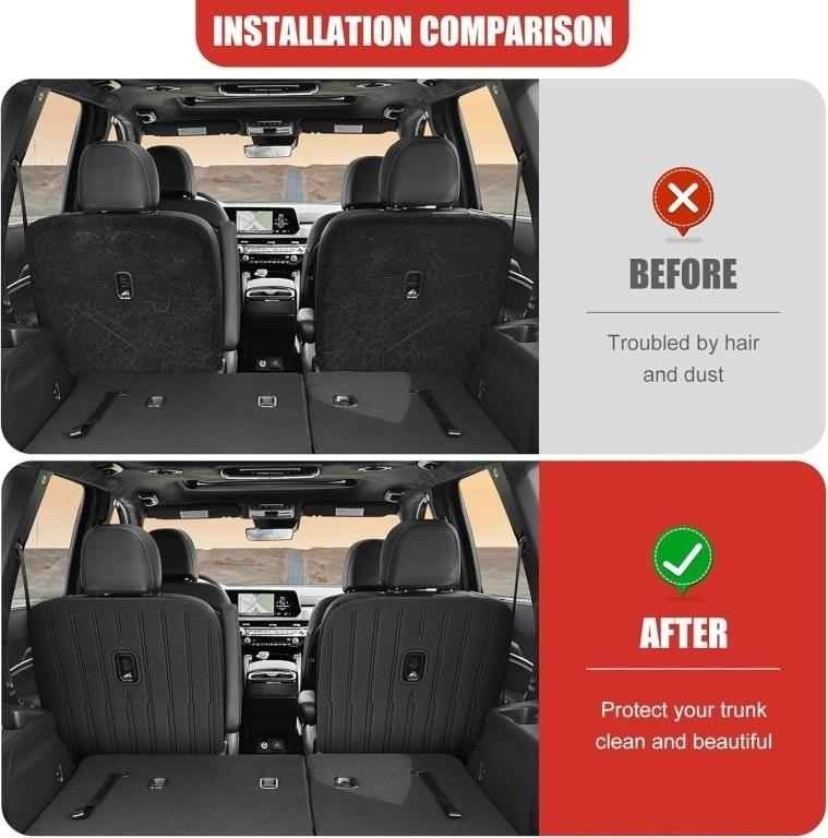Kia Telluride Cargo Liner Trunk Mats All-Weather Black - photo 2