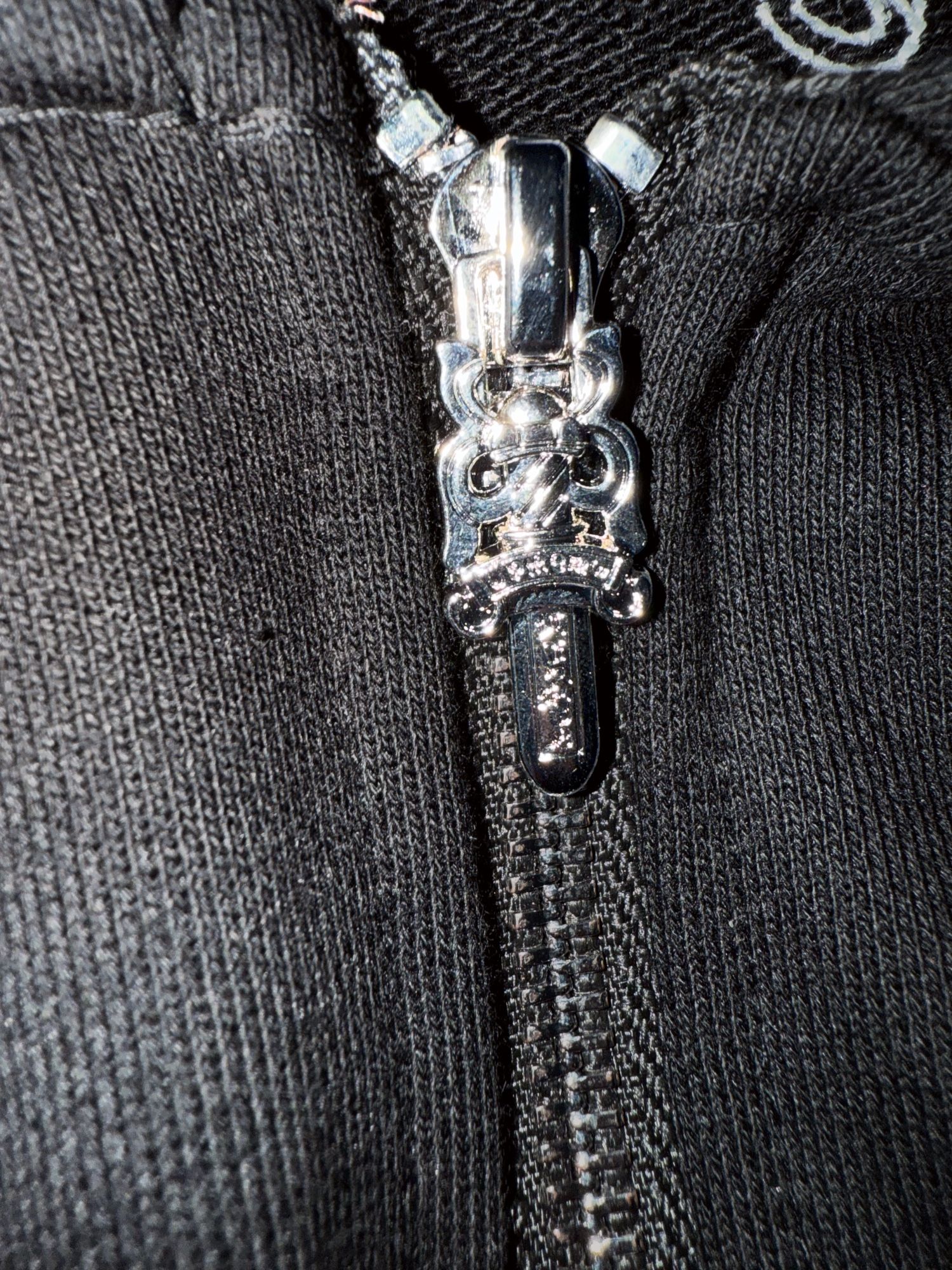 Chrome Hearts Floral Cross Sleeve Zip Up Hoodie - photo 3
