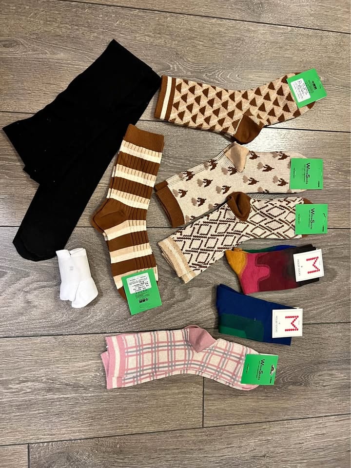 Women’s Socks – 9 Pairs (New) | $5