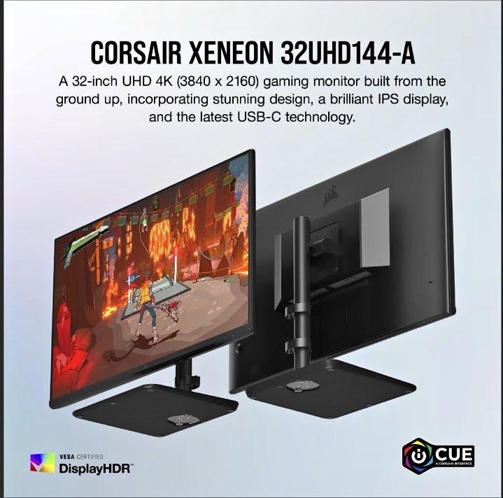 CORSAIR XENEON 32" 4K 144Hz Gaming Monitor