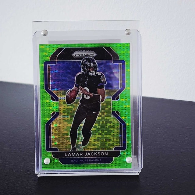 Lamar Jackson "Light It Up" + Green Prizm Holo - photo 2