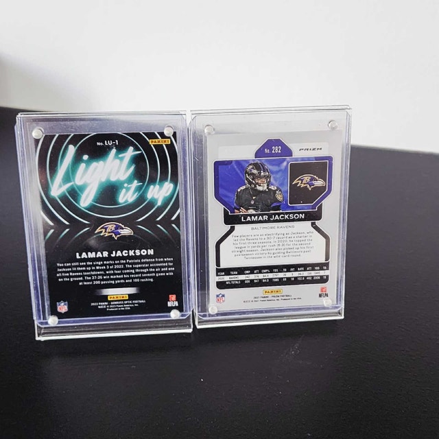 Lamar Jackson "Light It Up" + Green Prizm Holo - photo 3