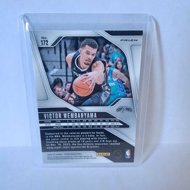 Victor Wembanyama Card Lot (2) Prizm Cracked Ice + Global Reach - photo 4