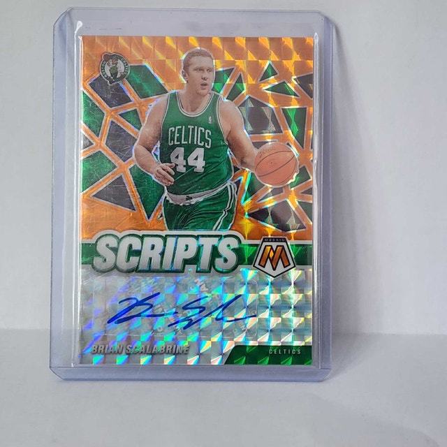 Brian Scalabrine 2020-21 Panini Mosaic Scripts Autograph #SC-BSC