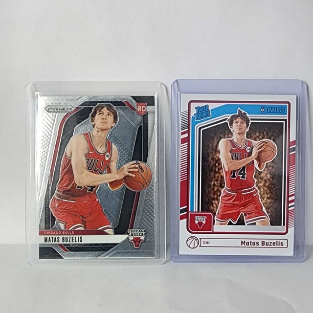 Matas Buzelis Lot (2) Bulls Prizm + Rated Rookie