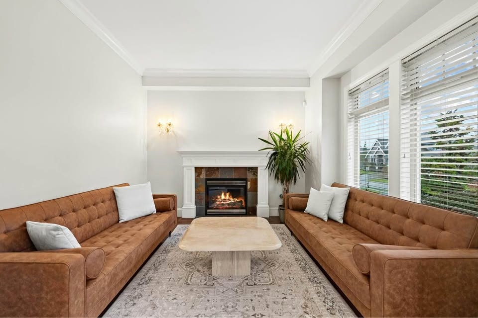 2 Brown Sofas
