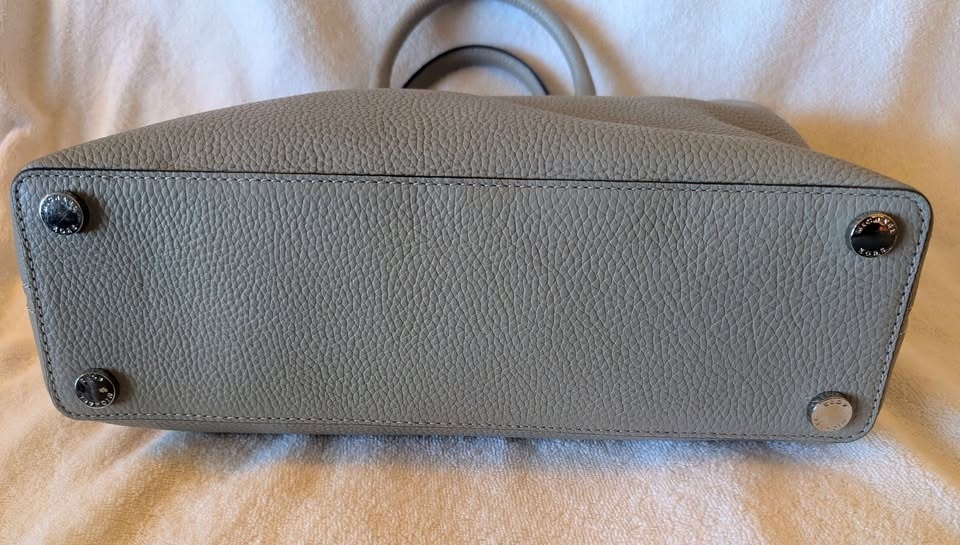Michael Kors Camille Satchel - Large, Gray, Pebble Texture - photo 3