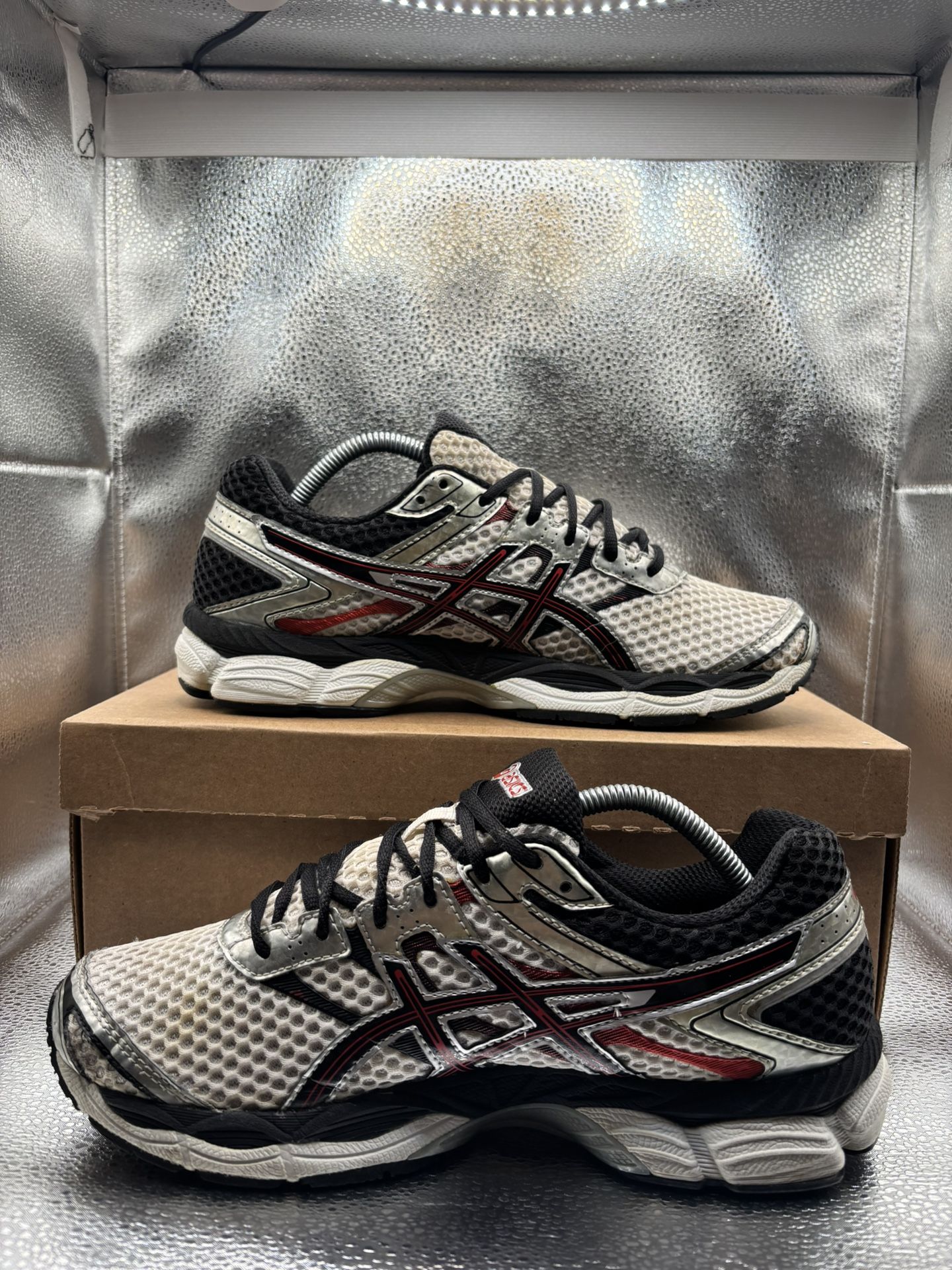 ASICS Gel Cumulus 16 Black Grey Red Men's Size 9 - photo 5