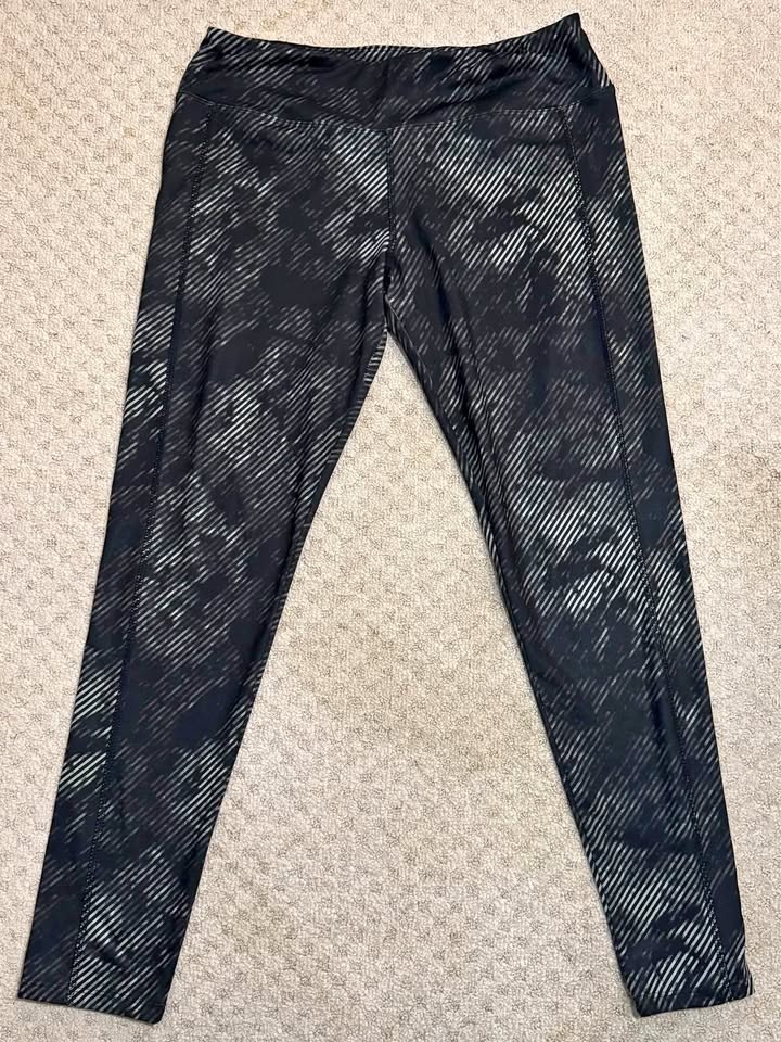 Lululemon Wunder Under High-Rise Leggings - Size 10 - Black/Whit - photo 2