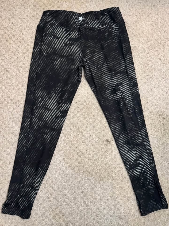 Lululemon Wunder Under High-Rise Leggings - Size 10 - Black/Whit - photo 4