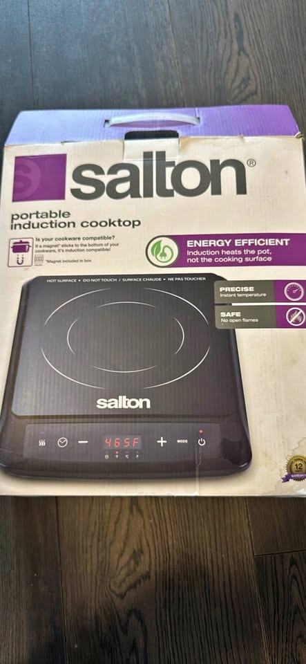 Salton Portable Induction Cooktop