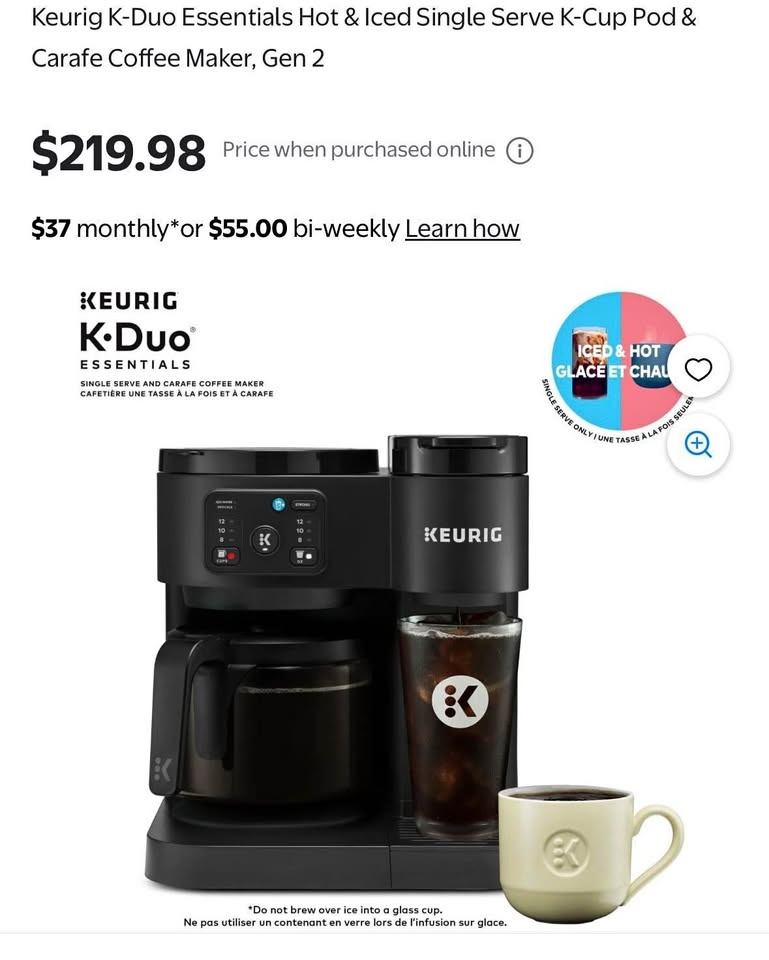 Keurig K-Duo Essentials Coffee Maker
