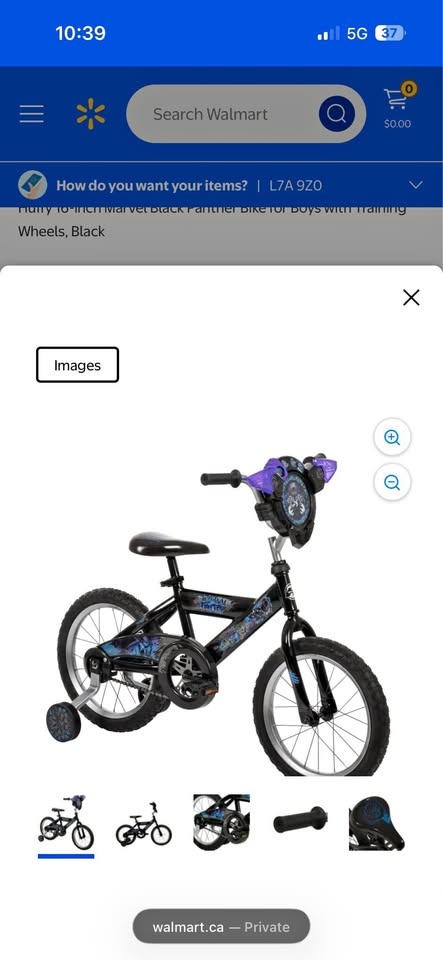 16IN Black Panther Cycle