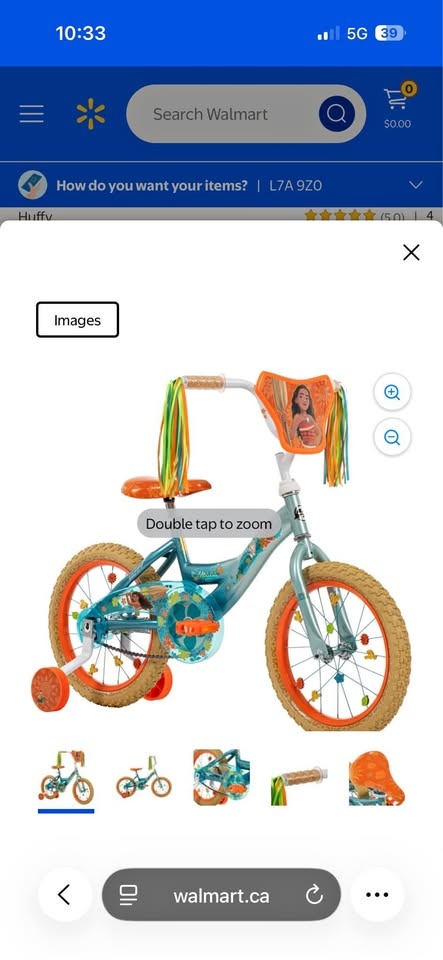 16 inch Moana bike