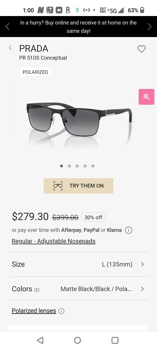 PRADA SUNGLASSES