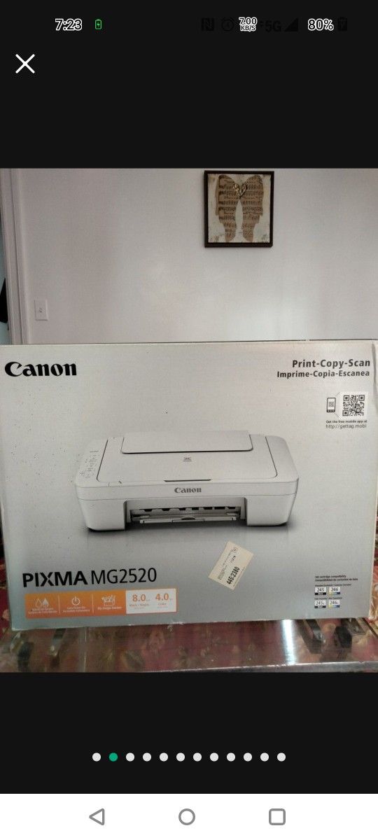 Canon PIXMA MG 2520 Printer, Scanner, Copier - New