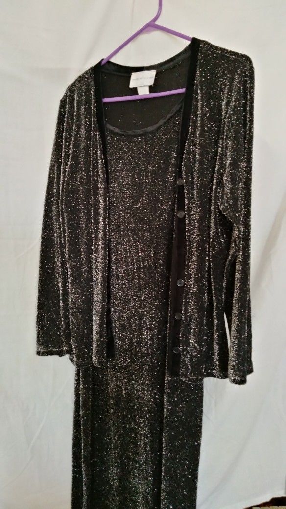 WOMENS DRESS WITH SWEATER JACKET