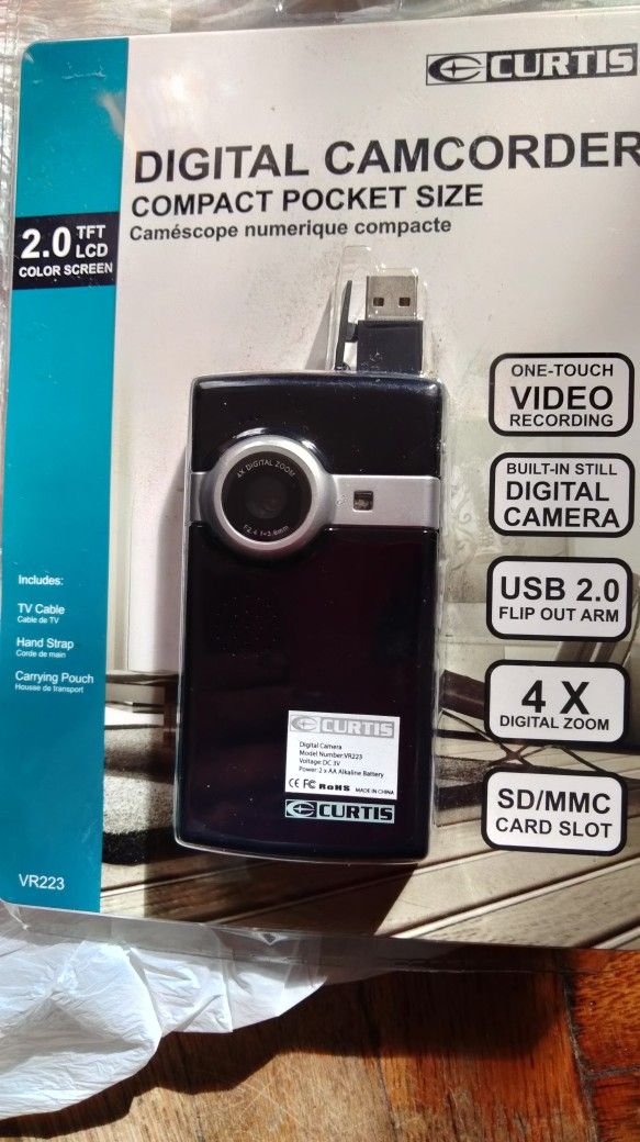 CURTIS DIGITAL CAMCORDER COMPACT POCKET SIZE