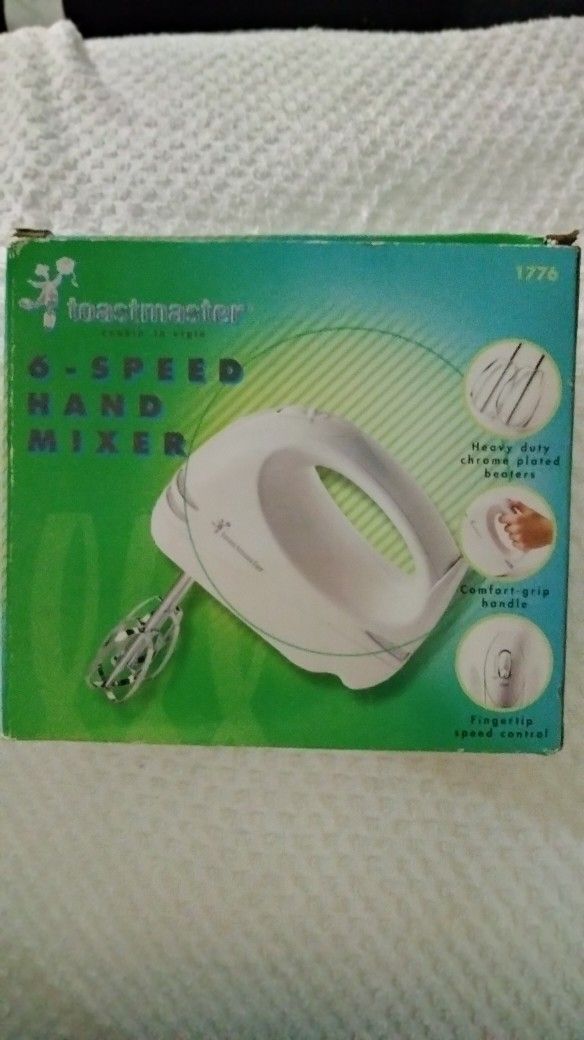 TOASTMASTER 6 SPEED HAND MIXER