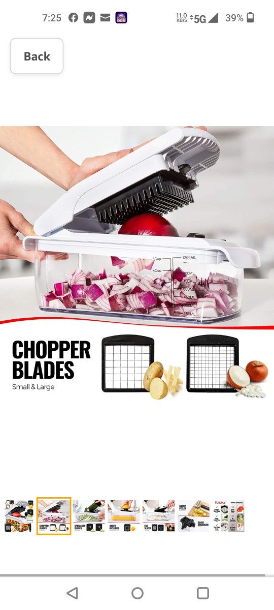 FULLSTAR 9 IN 1 ULTIMATE VEGETABLE CHOPPER - photo 5