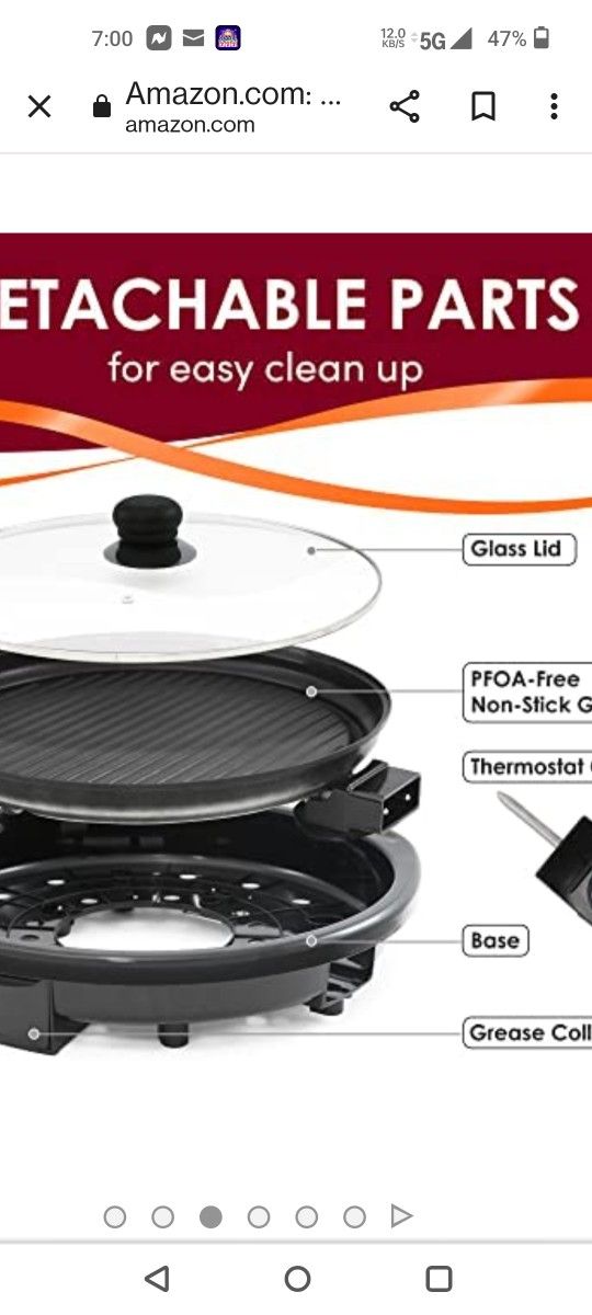 ELITE GOURMET INDOOR ELECTRIC GRILL - photo 3
