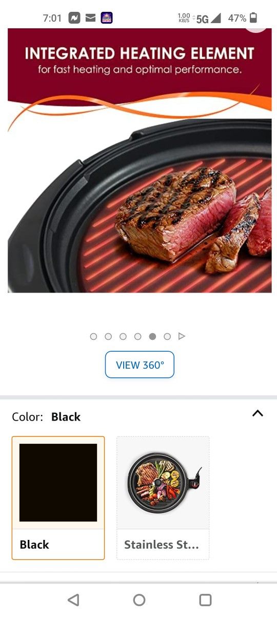 ELITE GOURMET INDOOR ELECTRIC GRILL - photo 5