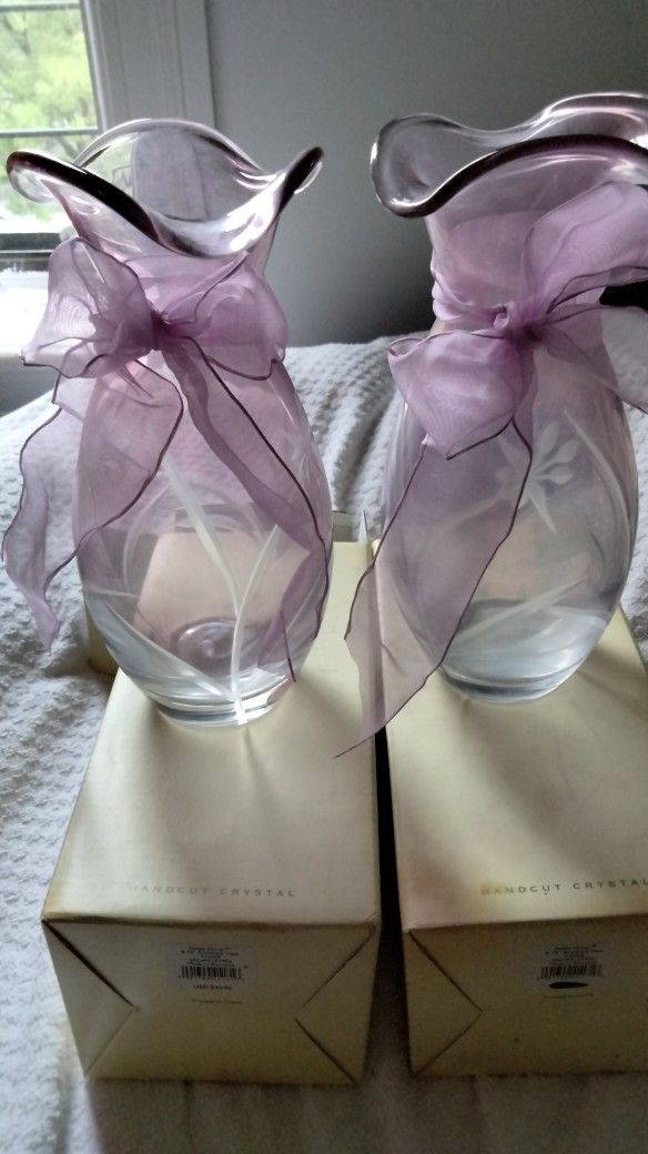 LENOX HAND CUT CRYSTAL