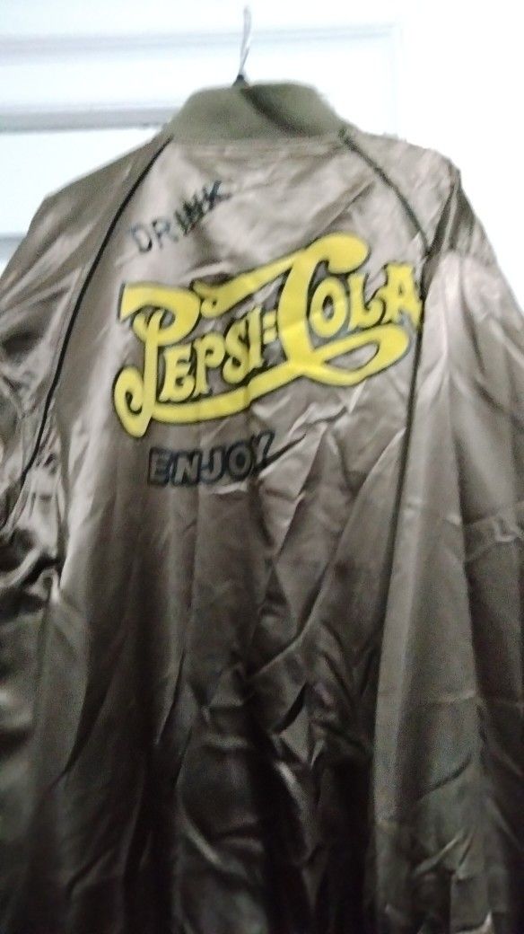 Vintage Pepsi Cola Wind Breaker Jacket - Size 4XL
