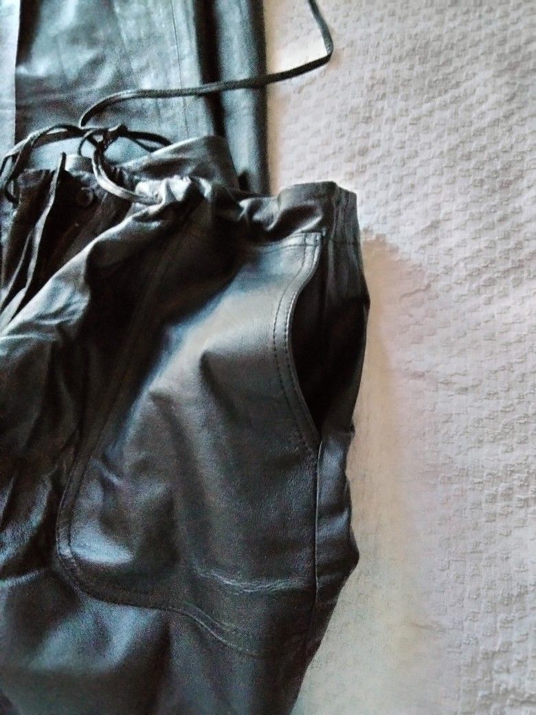 LEATHER PANTS - photo 5