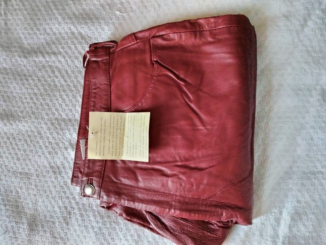 LEATHER PANTS - photo 3