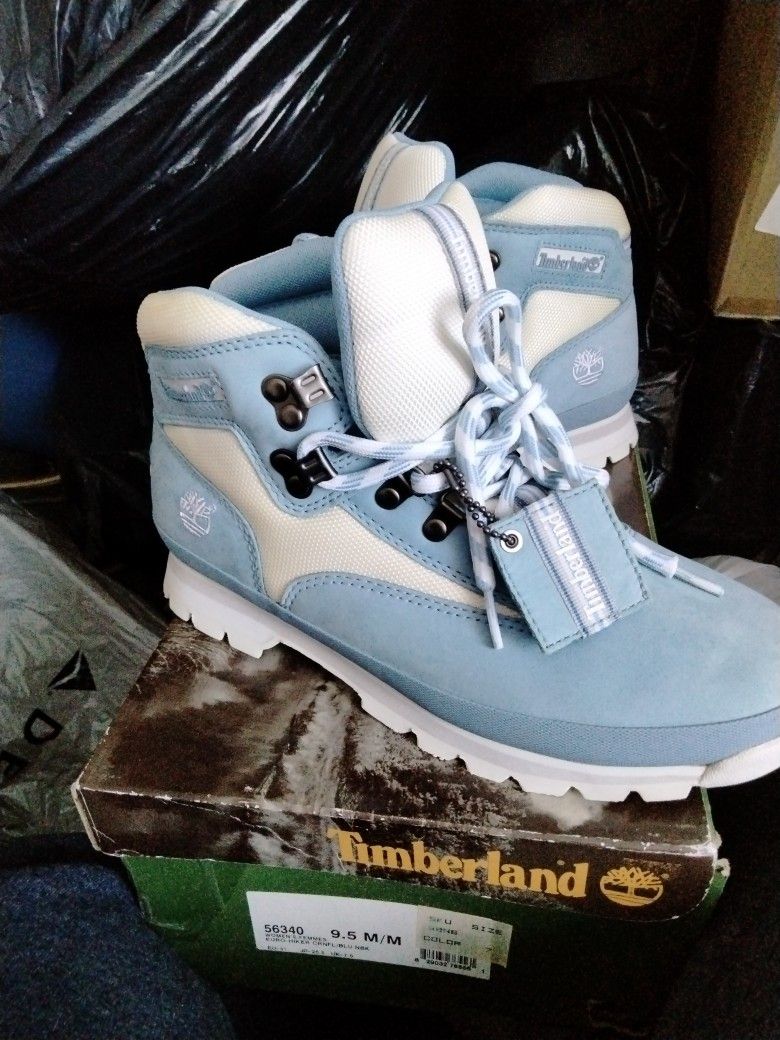 Timberland Women's Boots - Baby Blue