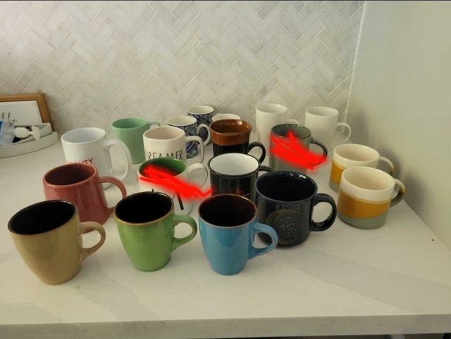 Mugs 2 for $3