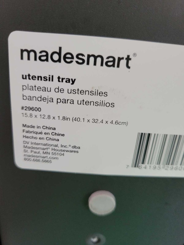 MadeSmart Utensil Tray - Black - photo 2