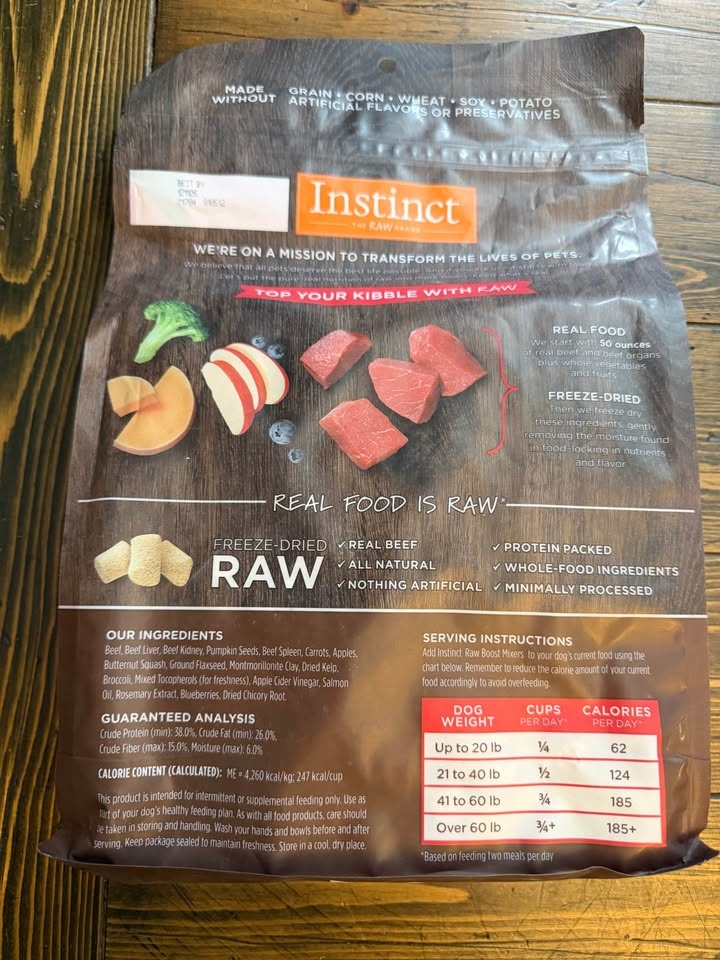 Instinct Raw Boost Mixers Freeze-Dried Dog Food Topper - photo 3