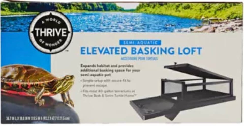 Brand New Thrive Turtle Elevated Basking Loft