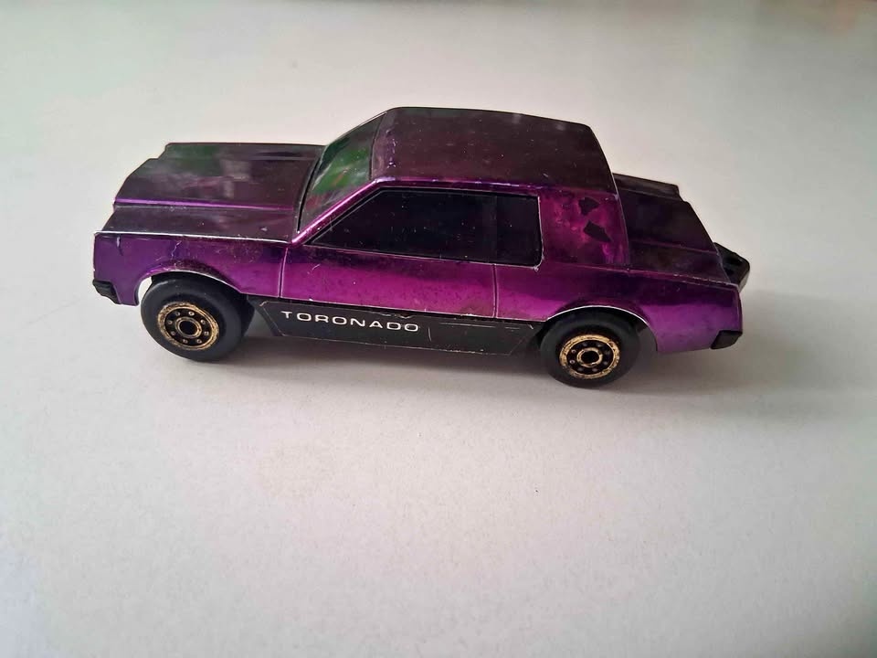 Vintage 1980's Burgundy Tonka Buick Regal Toy Car