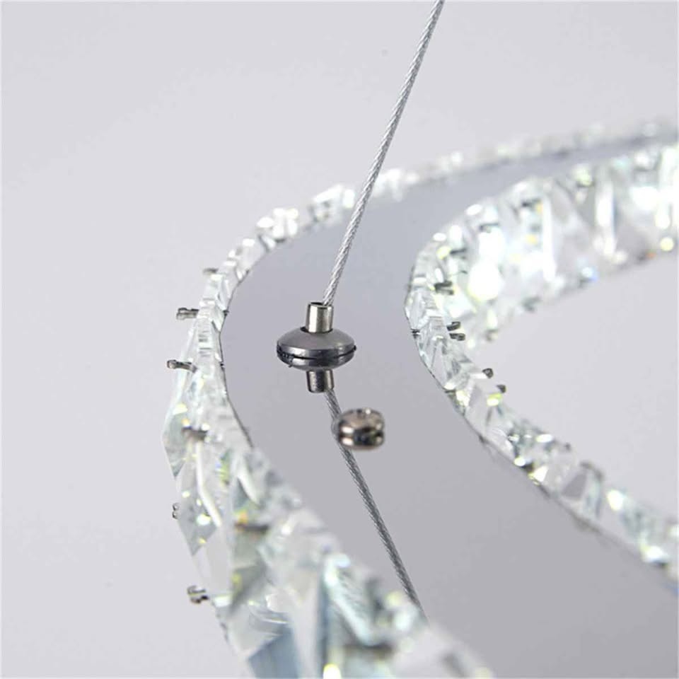 Daveonte 3-Light LED Chandelier with Crystal Details - photo 4