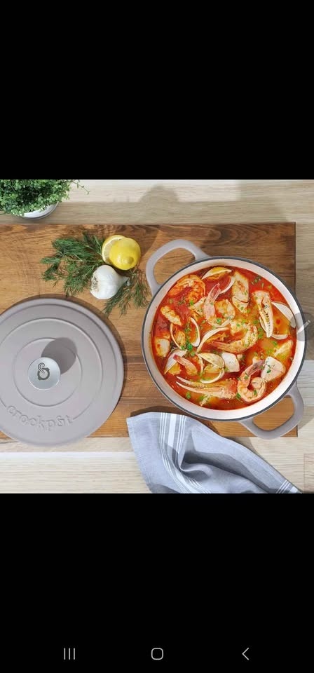 Crock Pot Artisan 5-Quart Cast Iron Dutch Oven Pot w/ Lid - photo 2