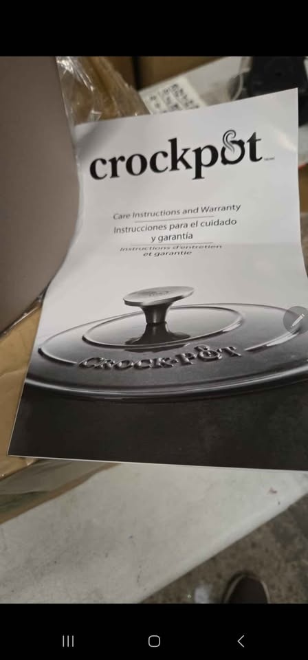 Crock Pot Artisan 5-Quart Cast Iron Dutch Oven Pot w/ Lid - photo 5