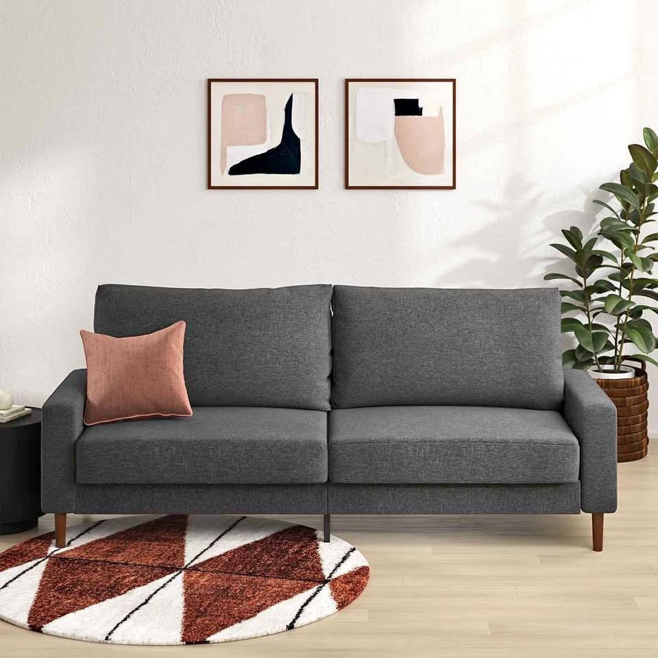 Brinnlee 76.7" Modern Upholstered Sofa
