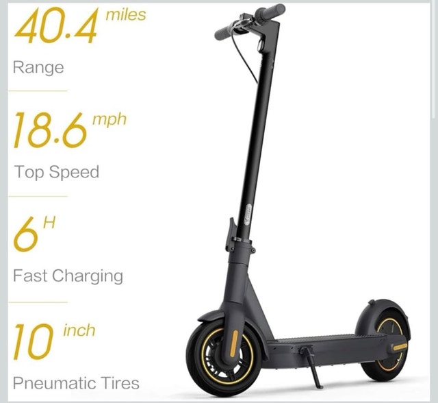 Segway Ninebot MAX G30P Electric Scooter, 40 Mile Range - photo 3