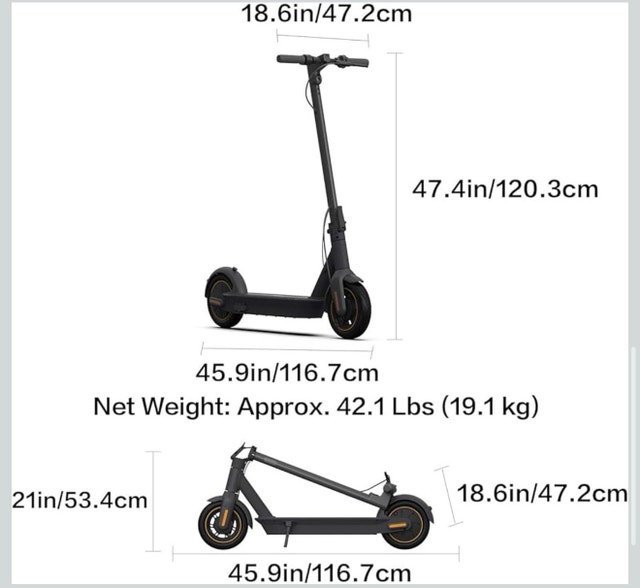 Segway Ninebot MAX G30P Electric Scooter, 40 Mile Range - photo 5