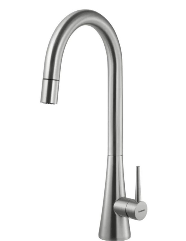 Houzer Soma Pull-Down Kitchen Faucet – Solid Brass - photo 4