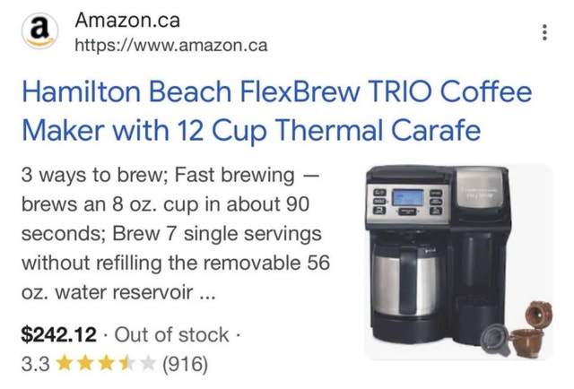 Hamilton Beach FlexBrew TRIO Coffee Maker - 12-Cup Thermal - photo 2