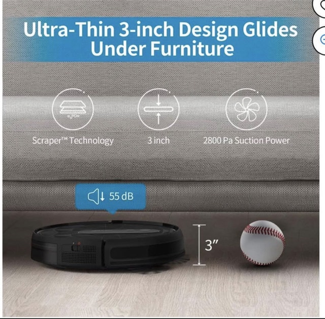 AIRROBO P20 Robot Vacuum Cleaner – 2800Pa Suction - photo 5