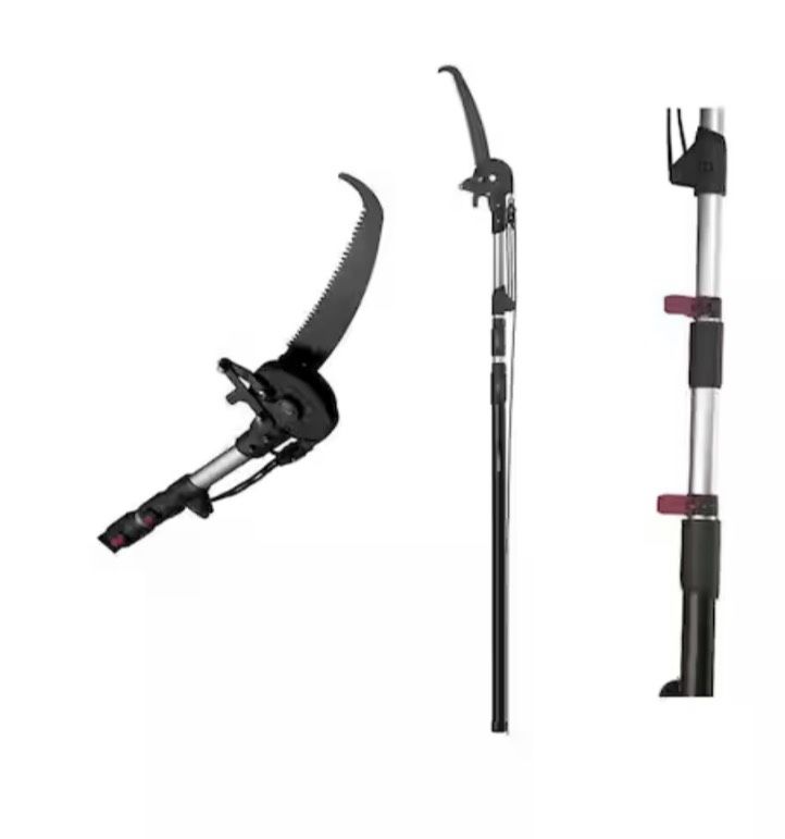 HUSKY 15 in. Steel Blade with 16-ft Telescopic Tree Pruner - photo 2
